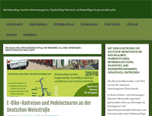 Tablet Screenshot of e-bike-urlaub.de